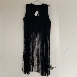 NWT! Steve Madden Fringe Vest 🖤
